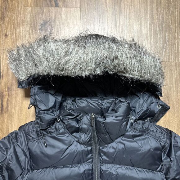 Mountain Hardwear Downtown Coat Winter Parka Jacket Fur Long Puffer Womens Small - Picture 2 of 12